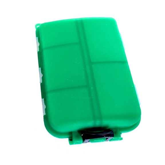 ZPAQI 10 Grid Compartment Organizers Container Waterproof Fish Lures Box Tackle Case