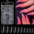 thumbnail image 1 of ZPAQI 100Pcs Half Cover Nail Tips Eagle Claw False Nails Tips Nail Extension, 1 of 13