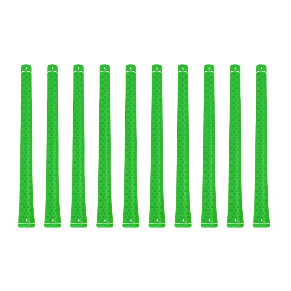 ZPAQI 10Pcs Anti-Slip Rubber Golf Grip Golf Club Handle for All Weather Golf Putter