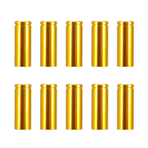 ZPAQI 10Pcs Bike Cable End Crimps, Cable Caps for Bike Shift Brake Cable End Caps Set