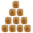 thumbnail image 1 of ZPAQI 10Pcs Guessing Dices Party Game Dices Set 20mm Party Game Dices for Board Game, 1 of 18