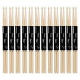 thumbnail image 1 of ZPAQI 12 Pairs Classic-Maple Wood Drumsticks 7A Drum Sticks for Kids and Beginners, 1 of 16