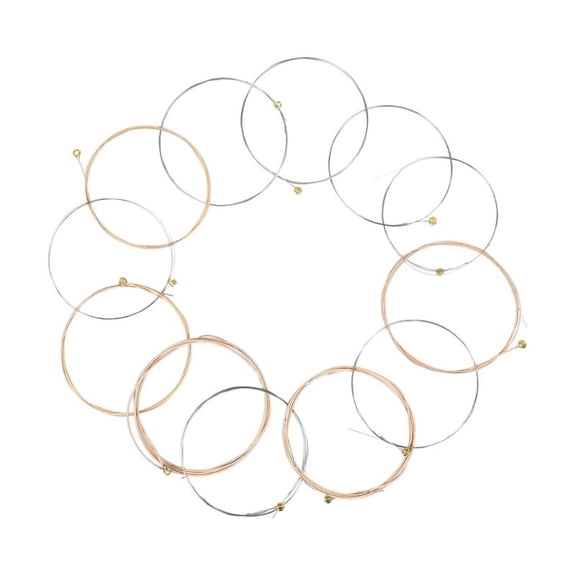 ZPAQI 12Pcs Acoustic Guitar Strings for 12 String Classical Guitars Accessories