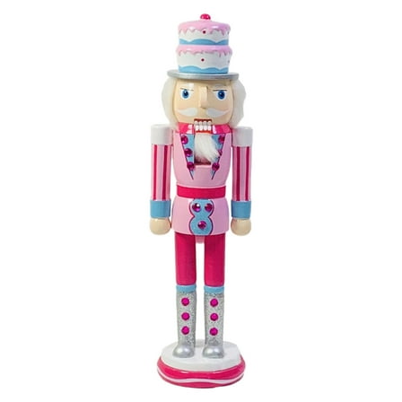 ZPAQI 14 Inch Christmas Nutcracker Soldier Figurine Puppet Toy Home Decor New Year