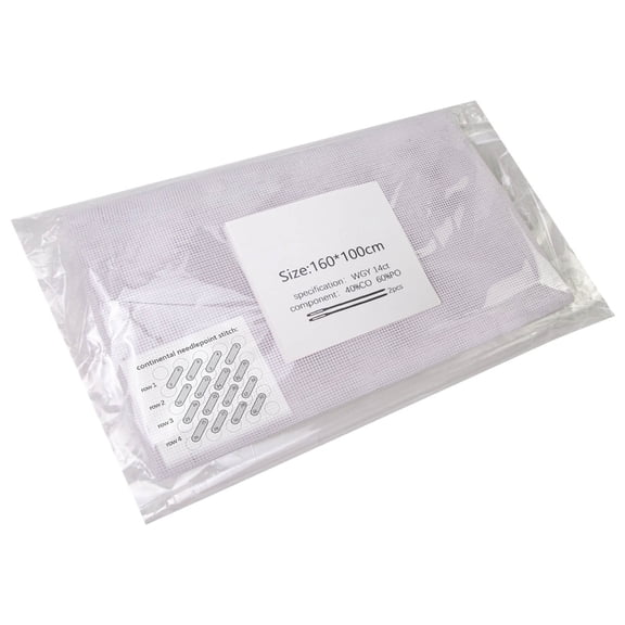 ZPAQI 14CT Canvas Sheets Needle Point Canvas Practical Mesh Sheets for Crafting