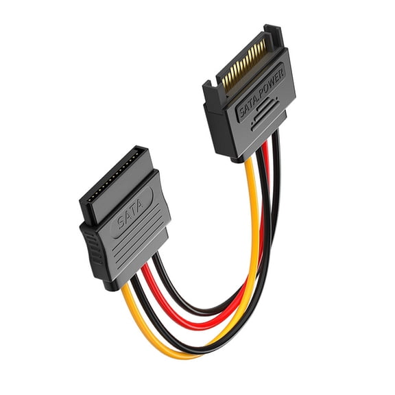 ZPAQI 15 Pin Male to Female Extension Cable 4 Pin to 15 Pin Extension Cable