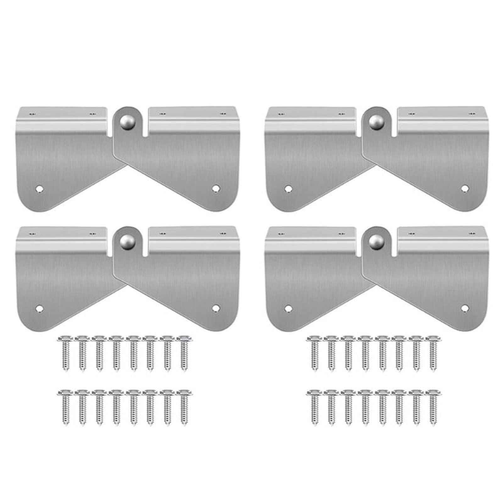 ZPAQI 2/4 Pack Gutter Downspout Extension Hinge Gutter Extension Hinges