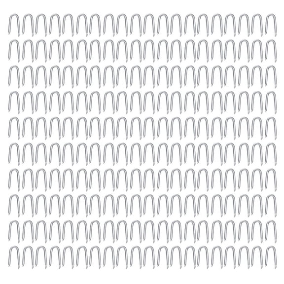 ZPAQI 200 Pcs Fence UShaped Nail Heavy Duty Wire Fencing Staple Fasteners Nails