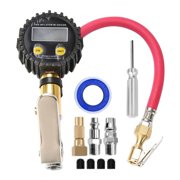 ZPAQI 200PSI Digital Tire Tyre Inflator Pressure Gauge Tester LCD Air Compressor Pump