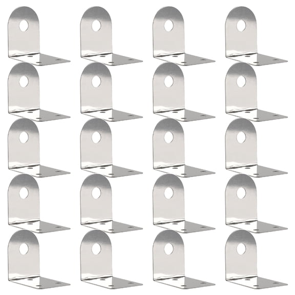 ZPAQI 20Pcs Stainless Steel Faucet Bracket Hanging Plate Faucet Fixing Mount Rack