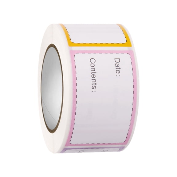 ZPAQI 250pcs Freezer Labels Self Adhesive Label for Neat Food Organization 30x50mm