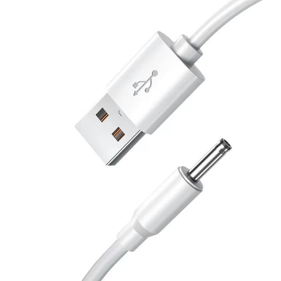 ZPAQI 25cm/1m/1.5m/2m USB to DC3.5x1.35mm Power Cord Extension Line for Desk Light