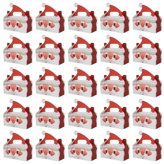 ZPAQI 25pcs Christmas Candy Boxes Snowman Holiday Birthday Present Supply