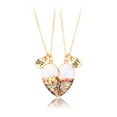 thumbnail image 1 of ZPAQI 2Pcs/Set Heart Pendant Magnet Matching Necklaces for Friend Gift BFF Necklace, 1 of 19