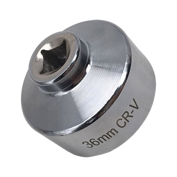 ZPAQI 36mm Oil Filter Cap Socket Wrench Removal Tool 3/8" Drive Cap Remover