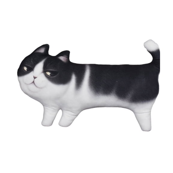 ZPAQI 3D Cat Pillow Cushion Toy Stuffed Animal Cat Picture Pillow Sofa Car Cushion