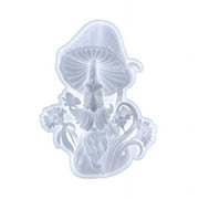 ZPAQI 3D Mushroom Man Silicone Molds Resin Mold Large Statue Making Epoxy Mould