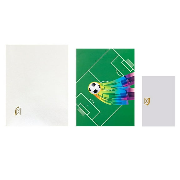 ZPAQI 3D Soccer Popup Card Happy Birthday Card Sports Greeting Card,Father Day Cards