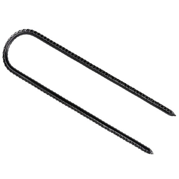 ZPAQI 3Pcs L/Ushape Ground Anchors Camping Tent Peg Landscape Garden Ground Stakes