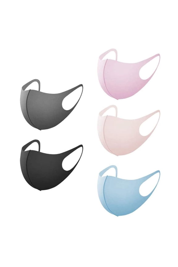 3Pcs/Set Kids Children Space Fiber 3D Mouth Mask Summer Bright Candy Colorful Waterproof Reusable for Sun for Protection Anti-Dust Face Cover