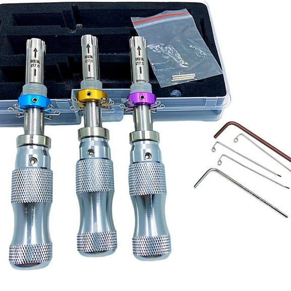 ZPAQI 3Pcs Tubular Tool Wrenches Set 7mm 7.5mm 7.8mm Screwdriver Kit StainlessSteel