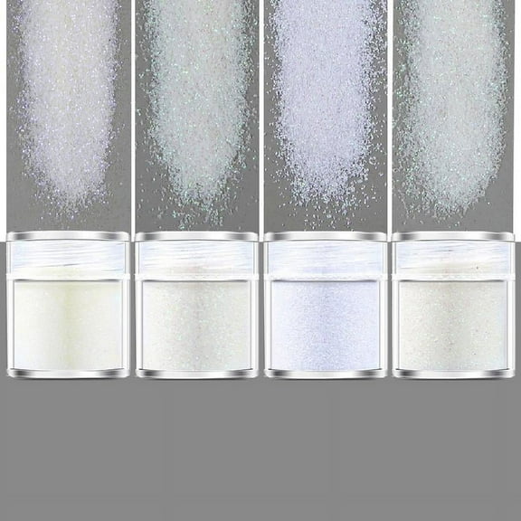 ZPAQI 4 Color Glitter Holographic Cosmetic Festival Powder Sequins Craft Glitter