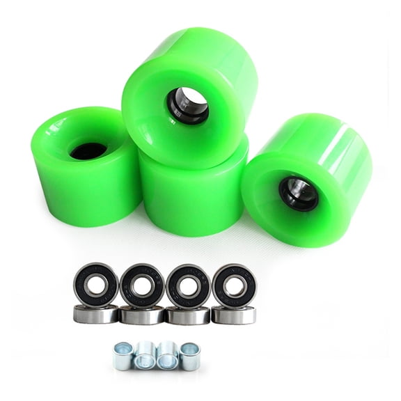 ZPAQI 4Pcs 78A Roller Skating Skateboards Wheel Soft Cruiser Wheels with Bearings