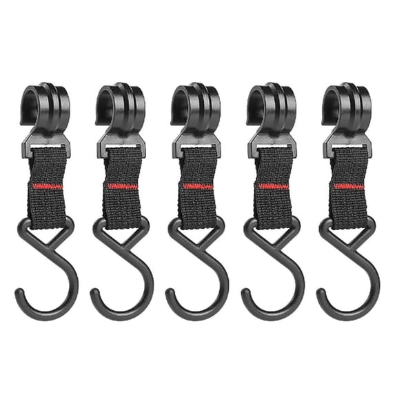 ZPAQI 5Pcs Moveable Hangings Hook S-Shaped Hanger Tablewares Holder Storage Rack