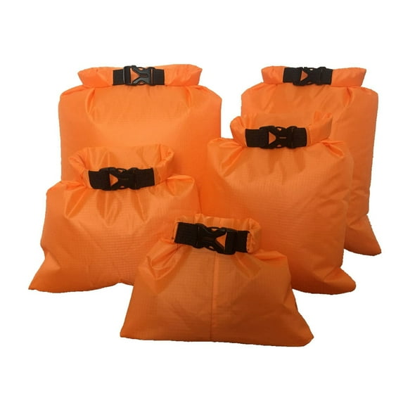 ZPAQI 5Pcs Waterproof Storage Dry Bag Roll Top Sacks Swimming Snorkeling Bag