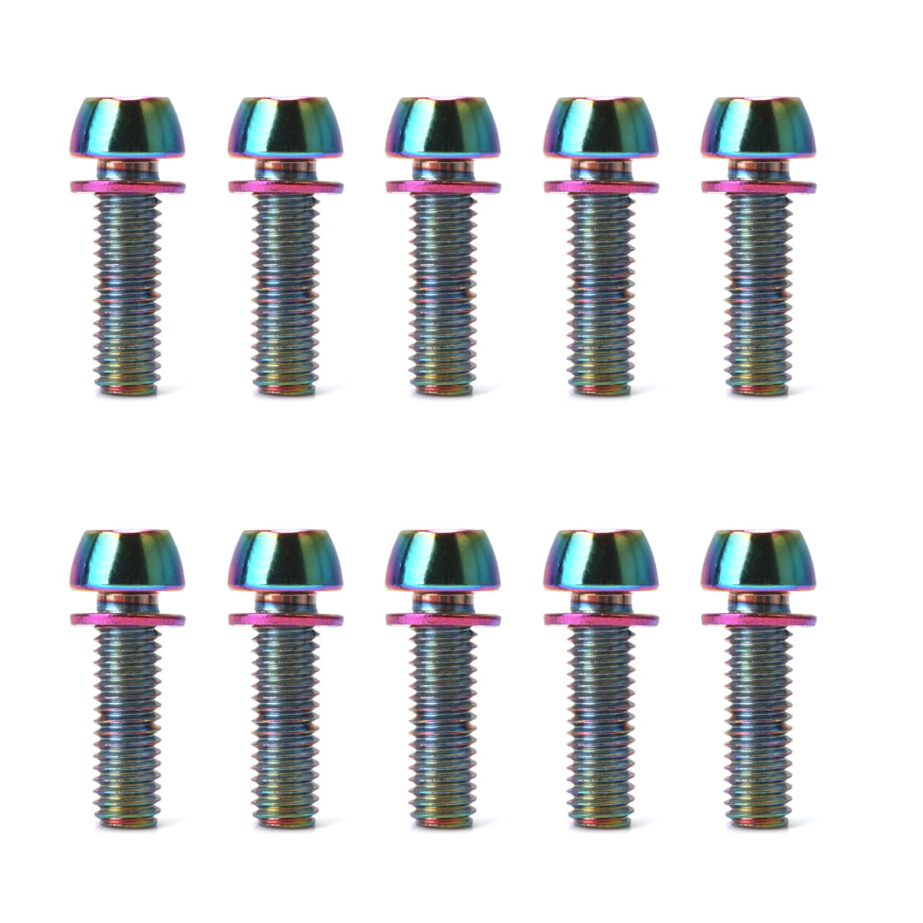 Wanyifa Titanium Bolt M7x20 25mm Socked Cap Hex Head With Washer Screw