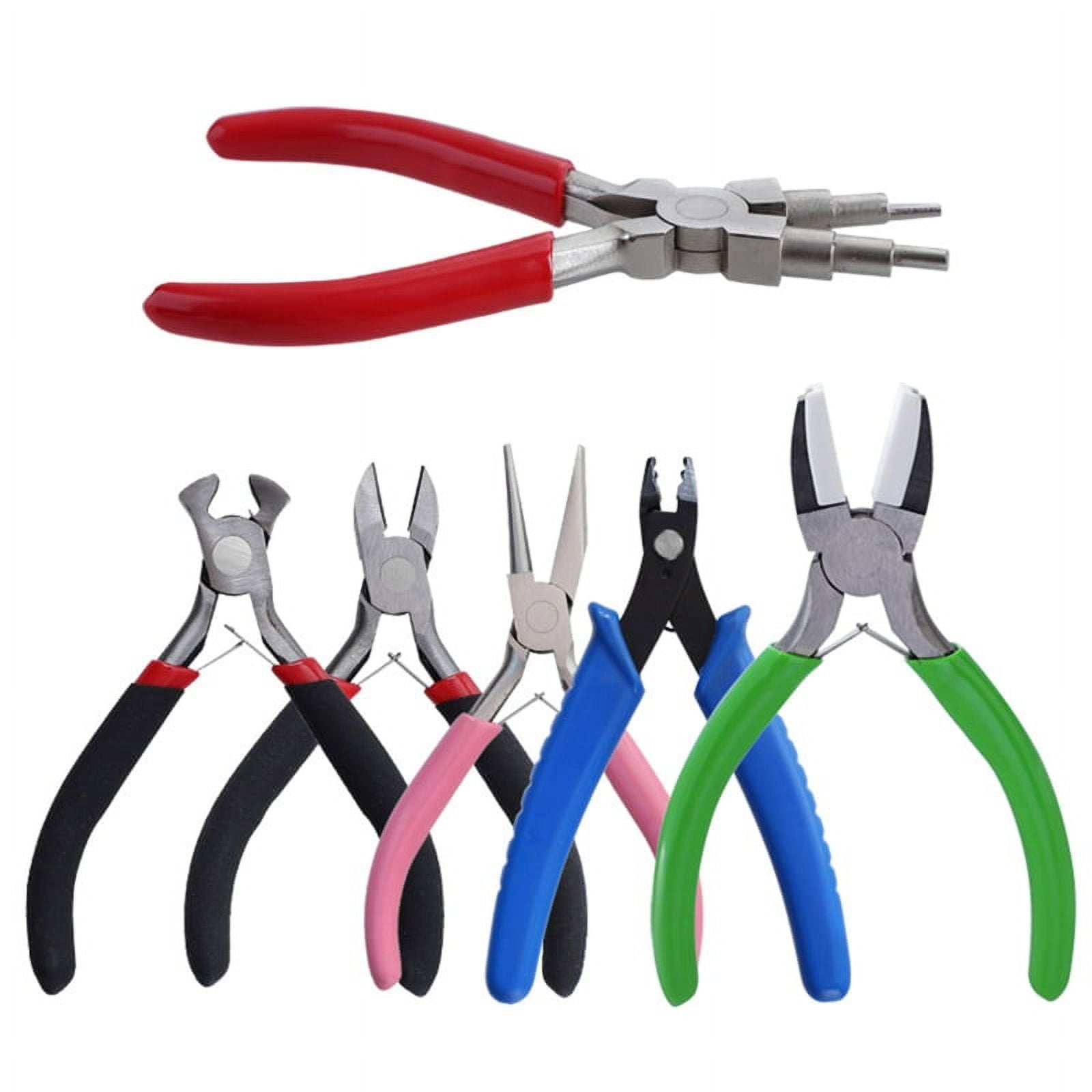 ZPAQI 6 Pcs Jewelry Making Pliers Tools Micro Jewelry Pliers Set for Jewelry Repair