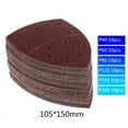 thumbnail image 1 of ZPAQI 60pcs 11-hole Sandpapers Sanding Sheets Abrasive Discs 40/60/80/120/180/240 Grit, 1 of 10