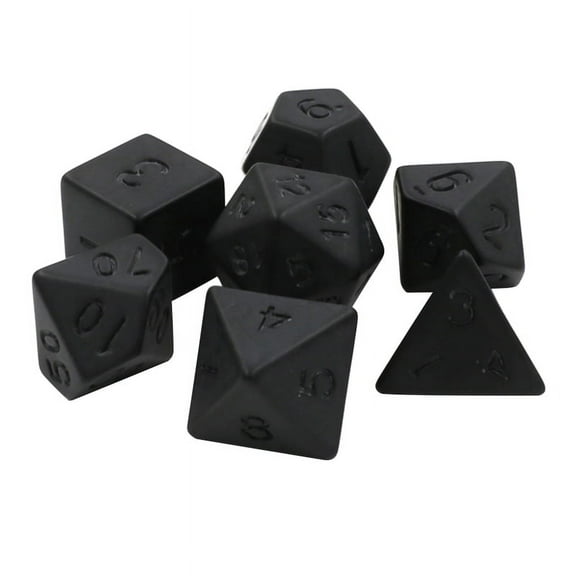 ZPAQI 7 Pieces Polyhedral Puzzle Game Various Shapes Educational DIY Gaming Dices Kit