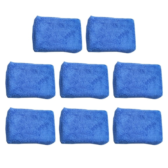 ZPAQI 8 Pack Microfiber Applicator Pads Microfiber Sponge Car Wash Sponge & Cleaning