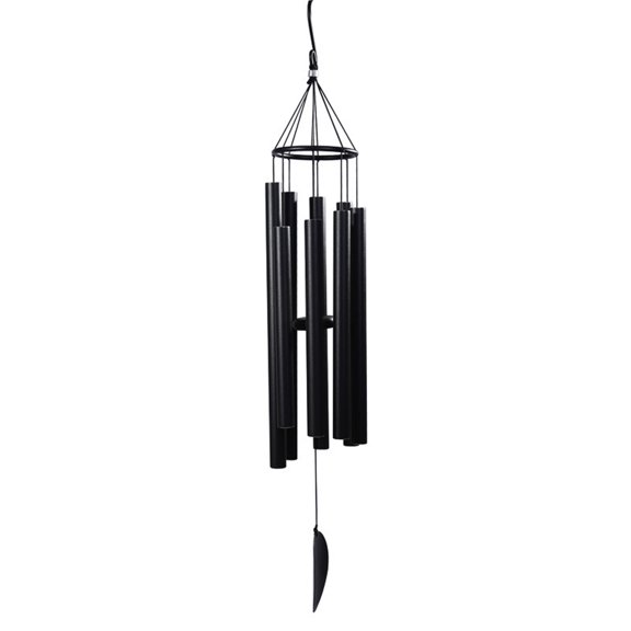 ZPAQI 8 Tubes Iron Hanging Wind Chimes for Room Outdoor Yard Garden Decoration Gift