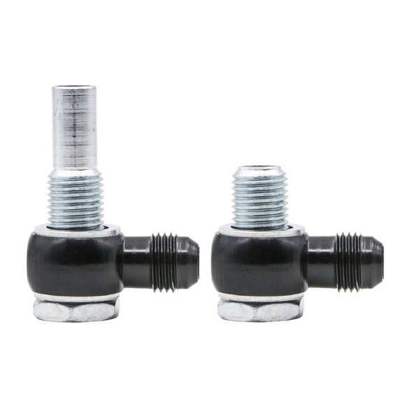 ZPAQI 90 Degree Banjo Fittings 6AN x 1/4NPSM 4L80E Fit for GM Transmission Oil Cooler