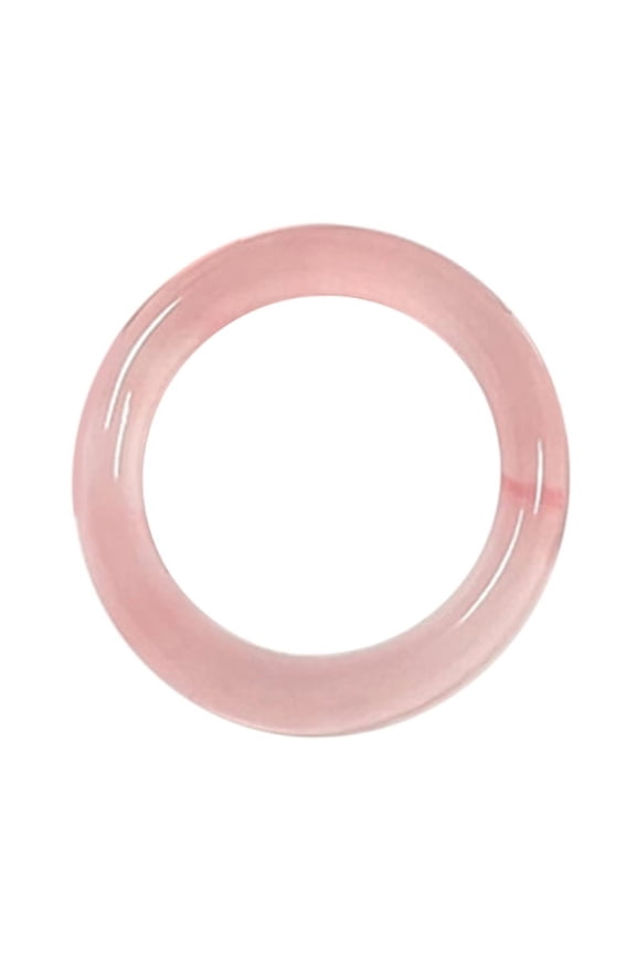 Acrylic Imitation Jade Rings Statement Dome Thick Finger Rings Party Jewelry