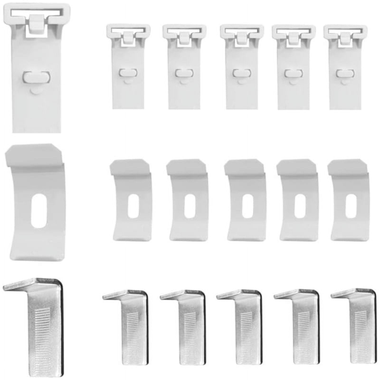 ZPAQI Adjustable Rolling Curtain Rod Roller Blind Clamp Blinds Holder