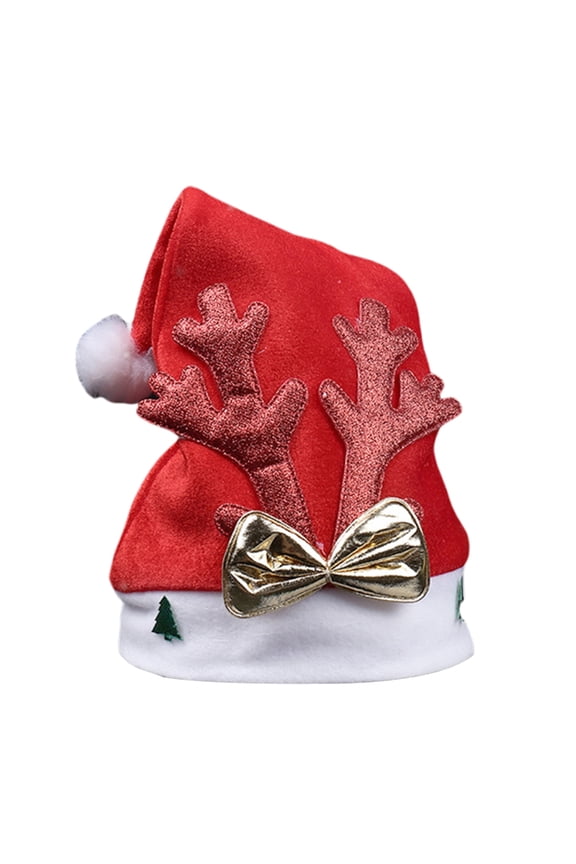 Adult Santa Hat Thicken Headgear for Holiday Christmas New Year Symbol