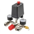 thumbnail image 1 of ZPAQI Air Compressor Pressure Valve Switch Manifold Regulator Gauges Bracket Assembly, 1 of 10