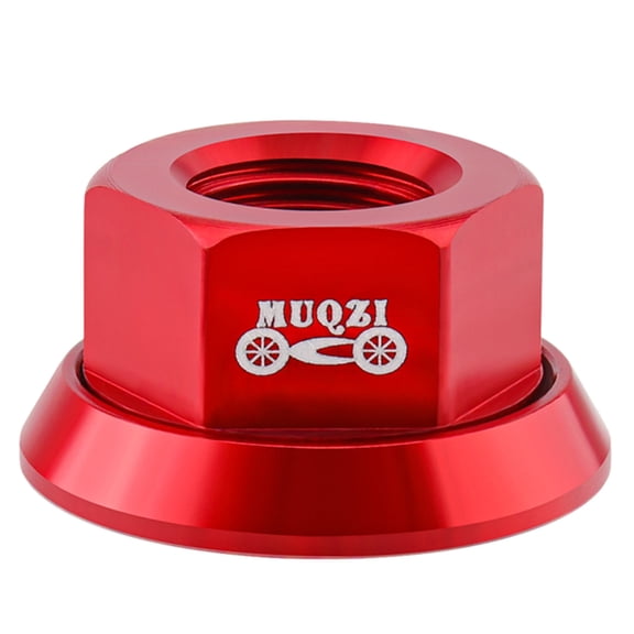 ZPAQI Aluminum Alloy Bike 3/8 M10 Hubs Nut Bolts Screws For Fixed Gear Mountain Bikes