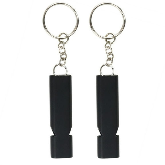 ZPAQI Aluminum Emergency Keyring Whistle Safety Survival Whistle Hikings Whistle