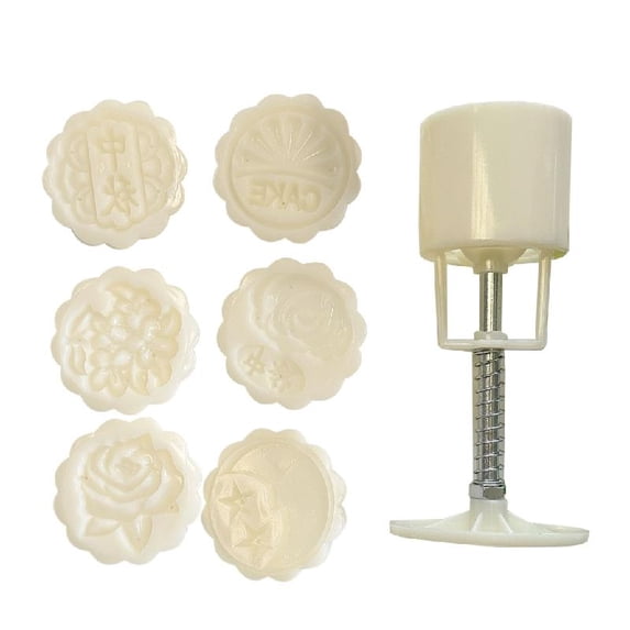 ZPAQI Animals Flower Cookie Stamps Moon Cake Maker MidAutumn Festival Pastries Tool