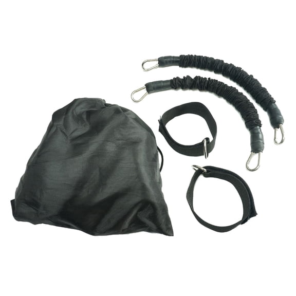 ZPAQI Ankle Resistance Band with Cuffs Training Pull Rope Home Workouts Equipment