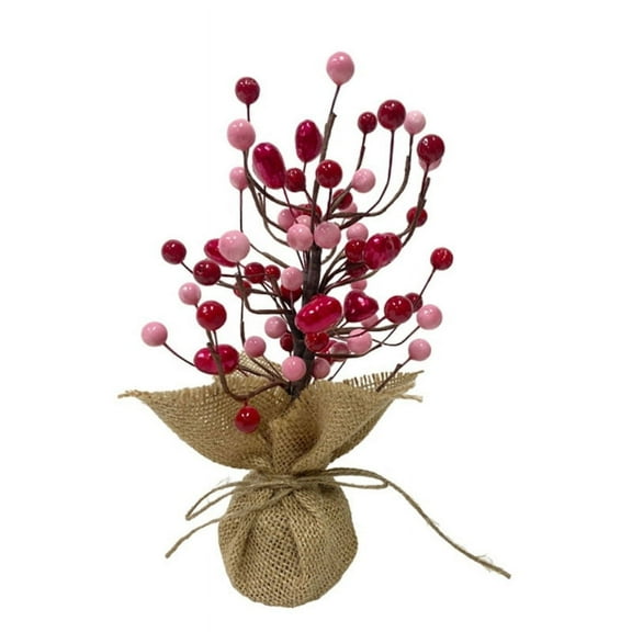 ZPAQI Artificial Heart Branch Tree for Valentine's Day Gifts Artificial Table Tree