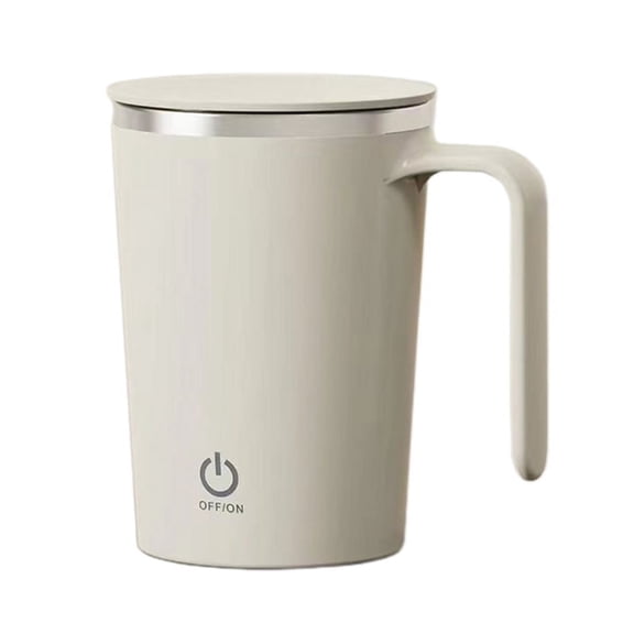 ZPAQI Automatic Stirring Coffee Mug Lazy Milkshake Rotating Cup Magnetic Mixing Cups