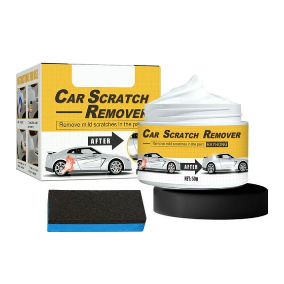 ZPAQI Automotive Paint Scratch Repair Heavy Duty Rubbing Compound with Sponge for Car