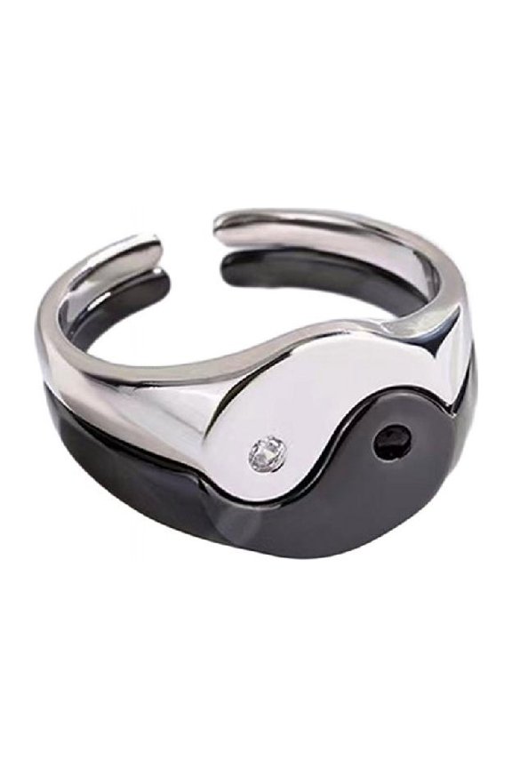Bagua Finger Accessory Unique Opening Rings Exquisite Couples Finger Jewelry