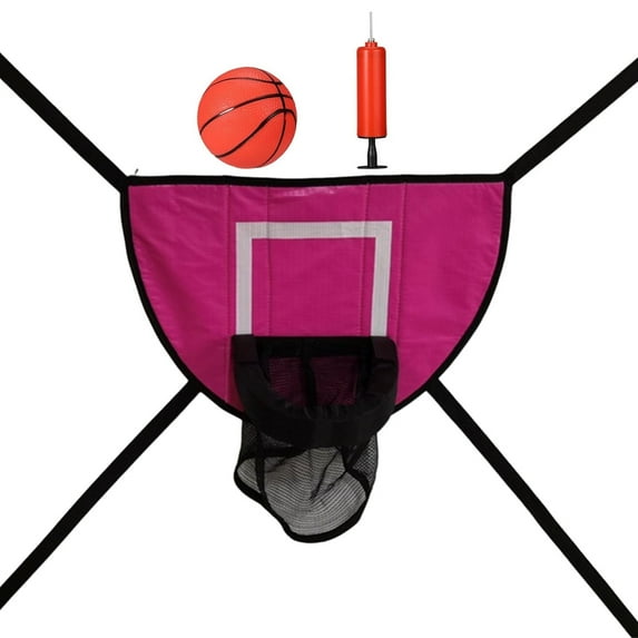 ZPAQI Basketballs Hoop Set Board Hangings Hook Indoor Basketball Set with Net