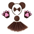 thumbnail image 1 of ZPAQI Bear Hair Band Headband Plush Bear Ear Hair Hoop Costume Accessory, 1 of 20